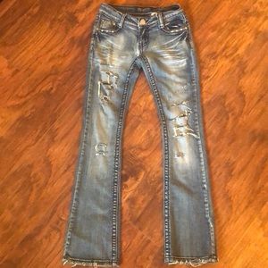 Custom Made  Premiere Denim Distressed Jeans